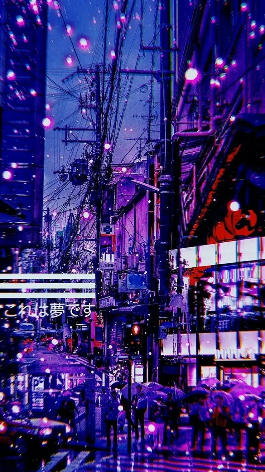 Aesthetic Cyberpunk, Neon Vertical HD phone wallpaper