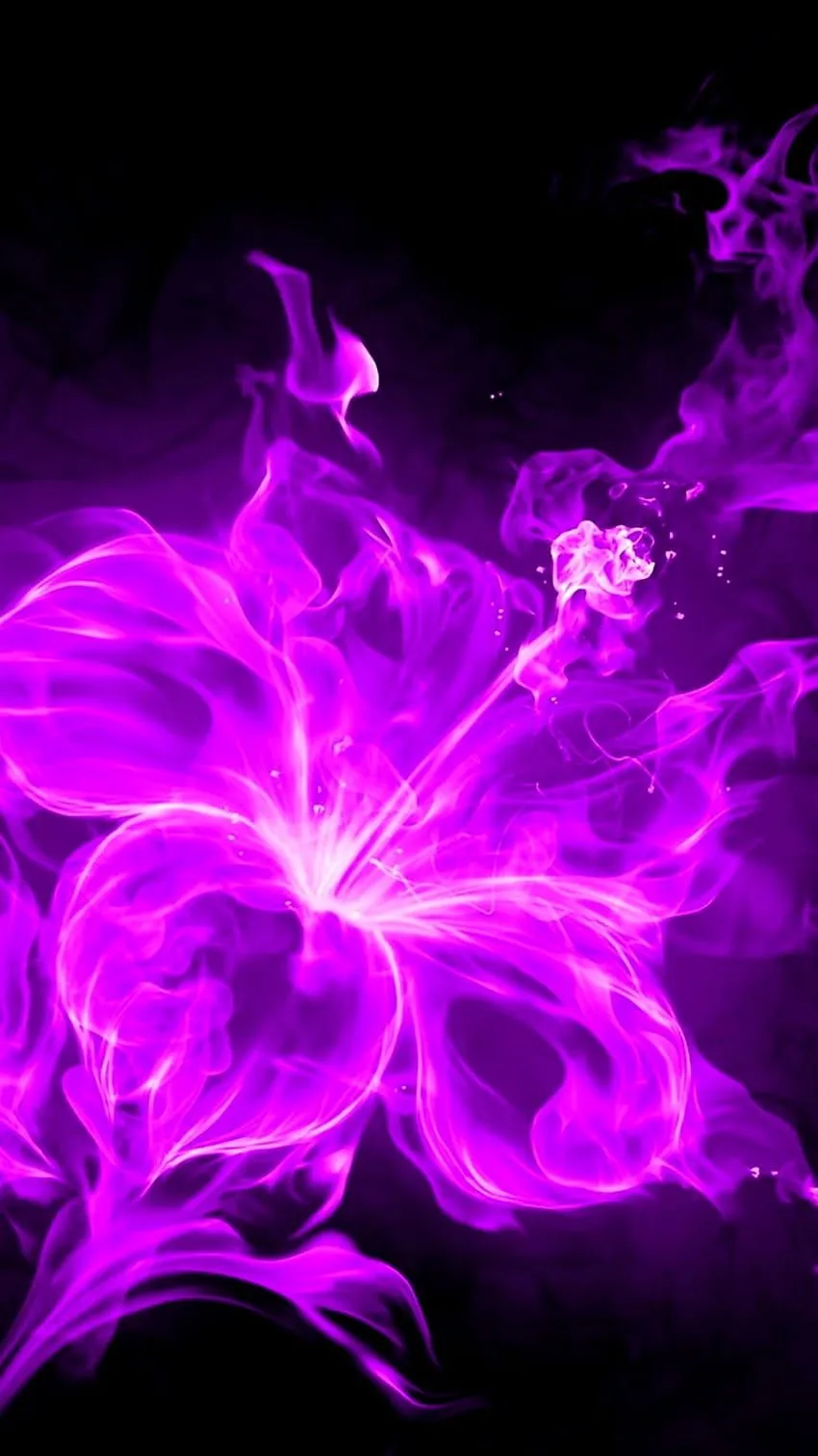 iPhone neon purple aesthetic HD phone wallpaper