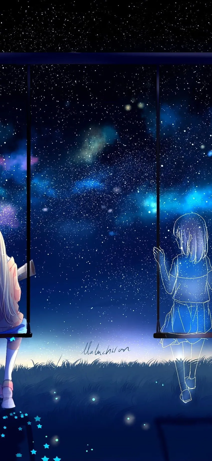 Anime, Dark Lonely Anime Girl, Anime Girl Alone Light HD phone wallpaper