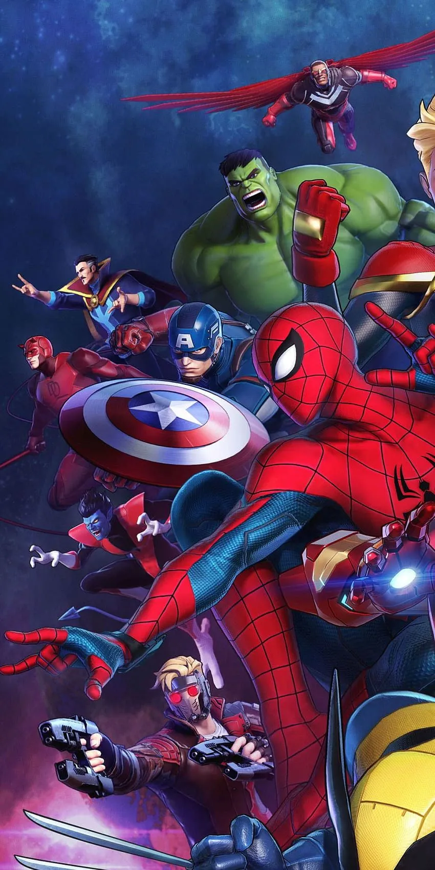 Black Marvel, avengers phone dark HD phone wallpaper