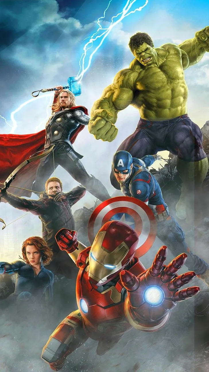 HD wallpaper: Avengers: Age Of Ultron Heroes, Marvel Avengers wallpaper, Movies