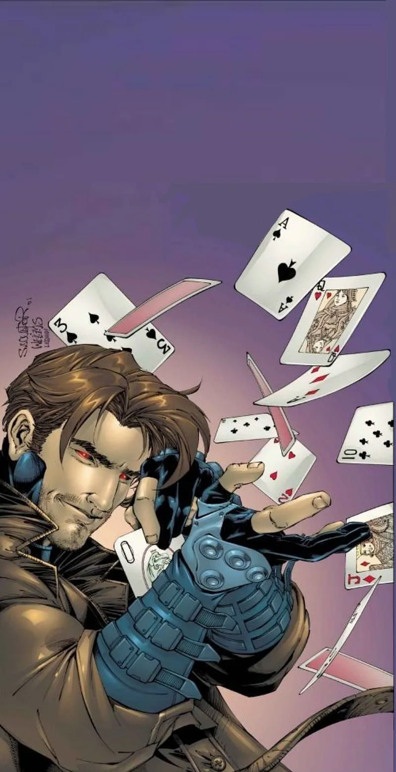 Gambit, marvel, super, HD phone wallpaper