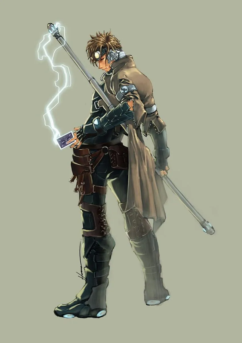 Gambit X Men Mobile Anime Board, Gambit 3D HD phone wallpaper