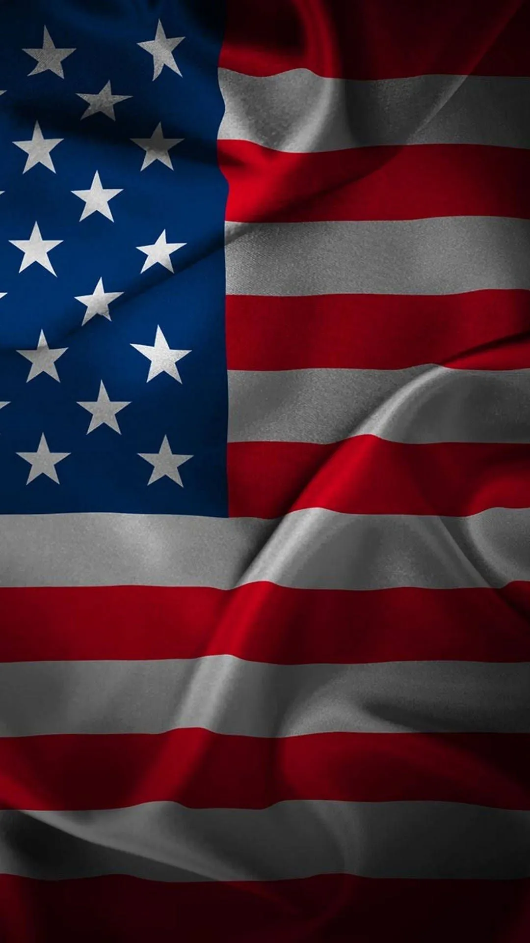 Download Wrinkled American Flag Cool iPhone Wallpaper