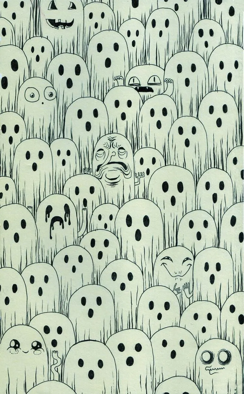Dark Creepy Kawaii HD phone wallpaper