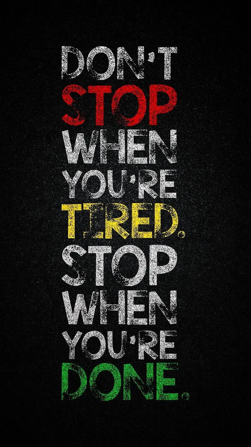 Dont stop, words, sayings, colorful, HD phone wallpaper