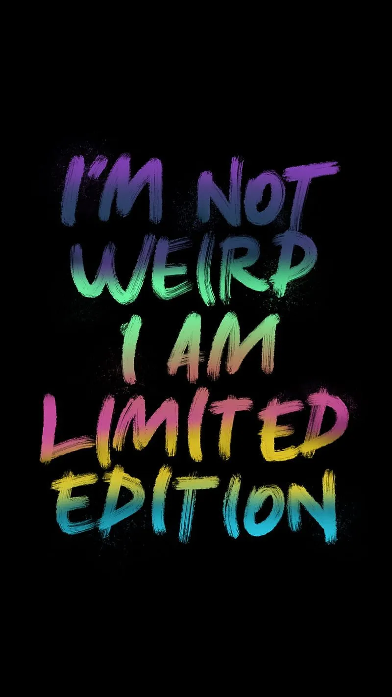 Cool quote text, black, colors, limited, wordart, words, HD phone wallpaper