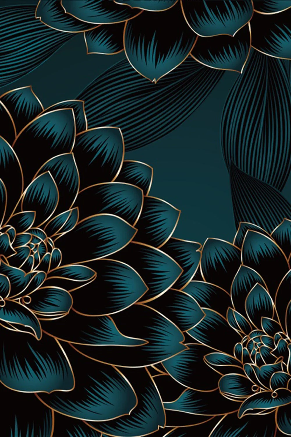 Amazing Dark Floral Wallpaper Ideas for An Aesthetic Interior Design