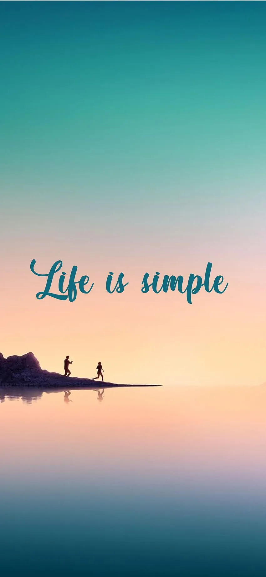 Keep life simple. inspiring words, Inspirational Quotes, happy girl quotes HD phone wallpaper