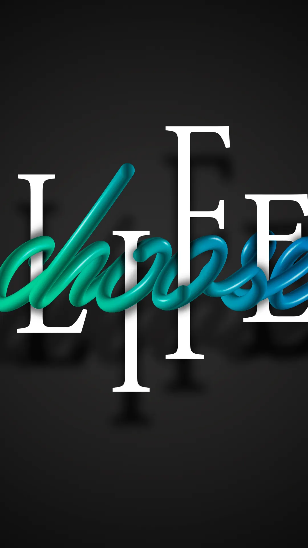 Choose Life Wallpaper 4K, Inspirational quotes