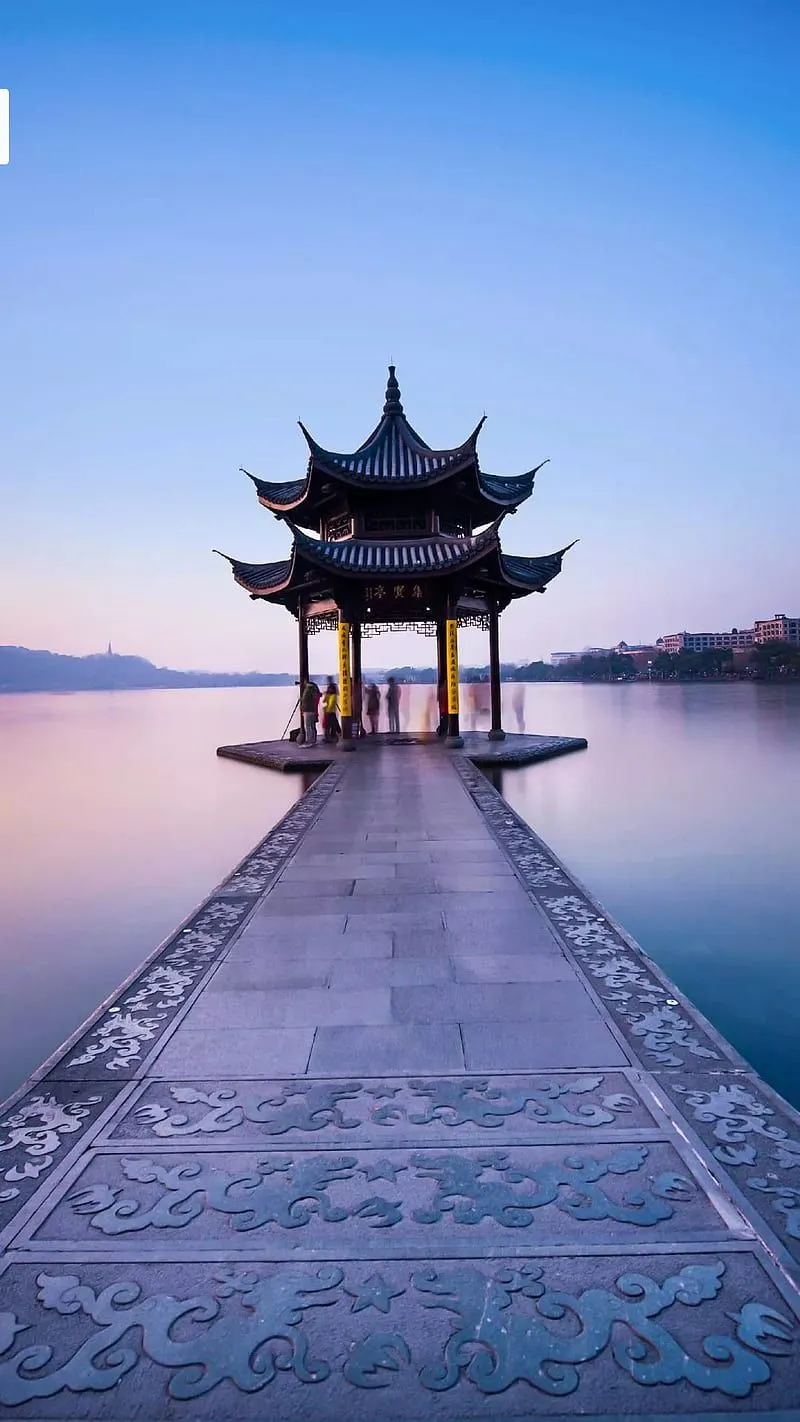 Center lake monument, china, HD phone wallpaper
