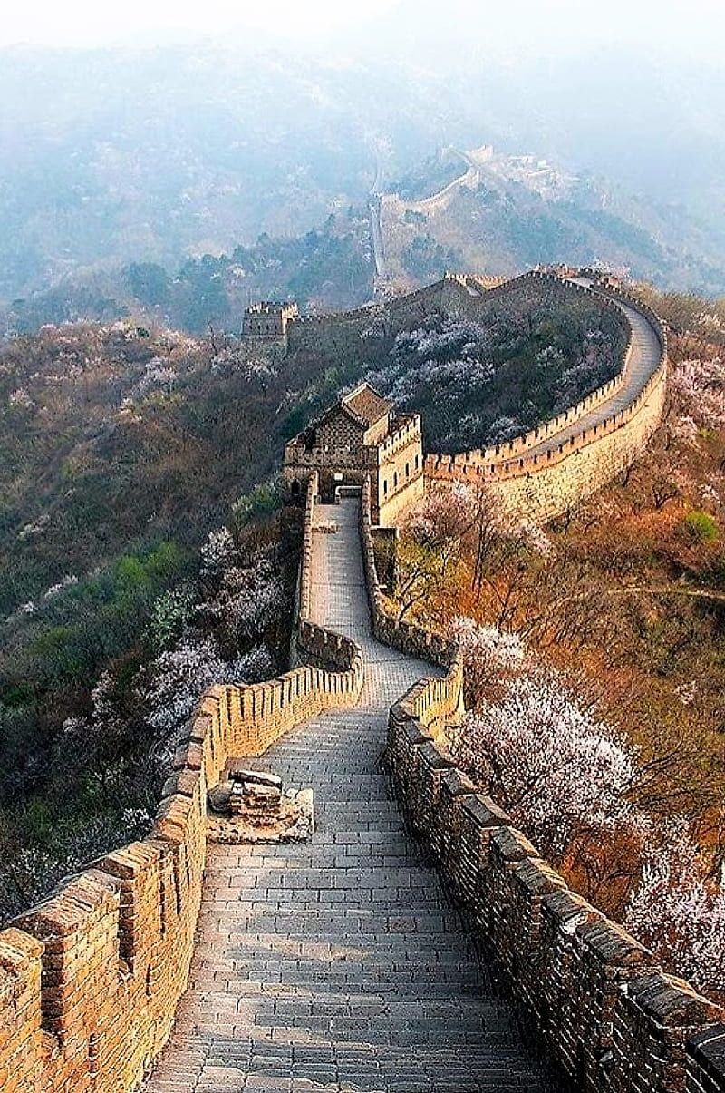 Great wall, china, mutianyu, HD phone wallpaper
