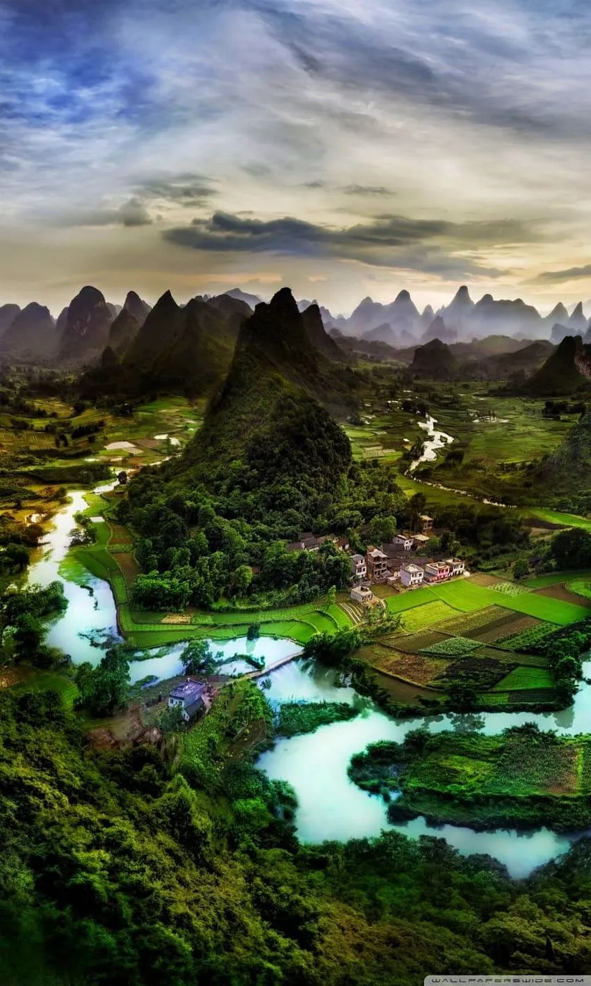 Chinese Smartphone, China Mountains HD phone wallpaper