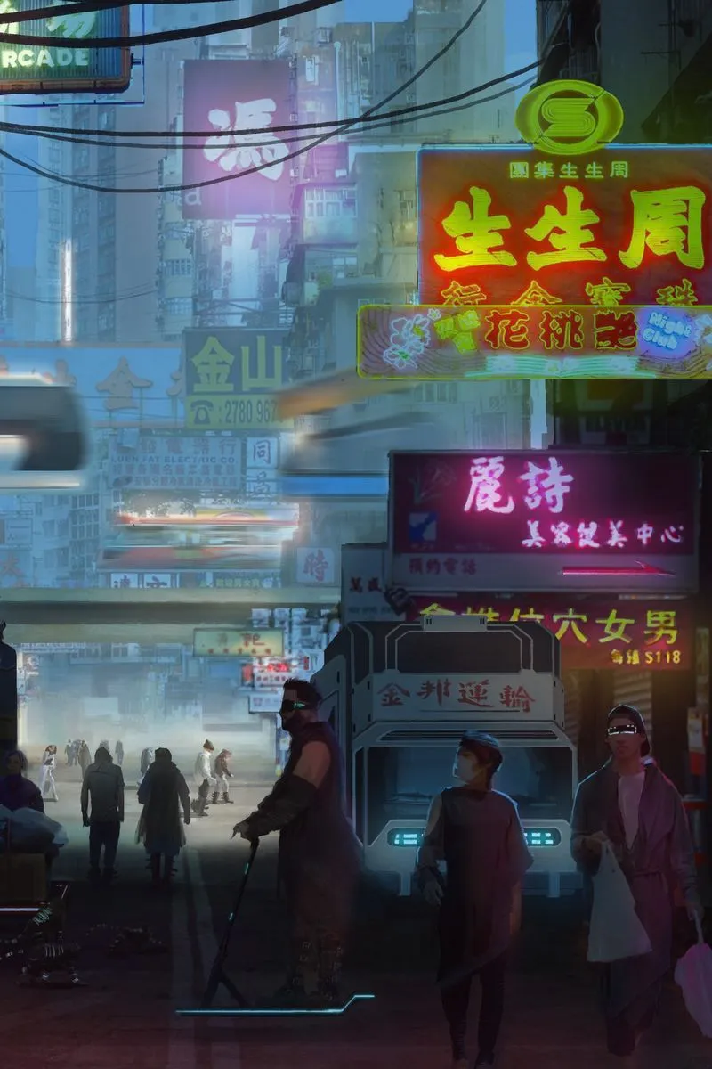 Download Wallpaper 800x1200 Future, China, Technology Iphone 4s 4 For Parallax HD Background