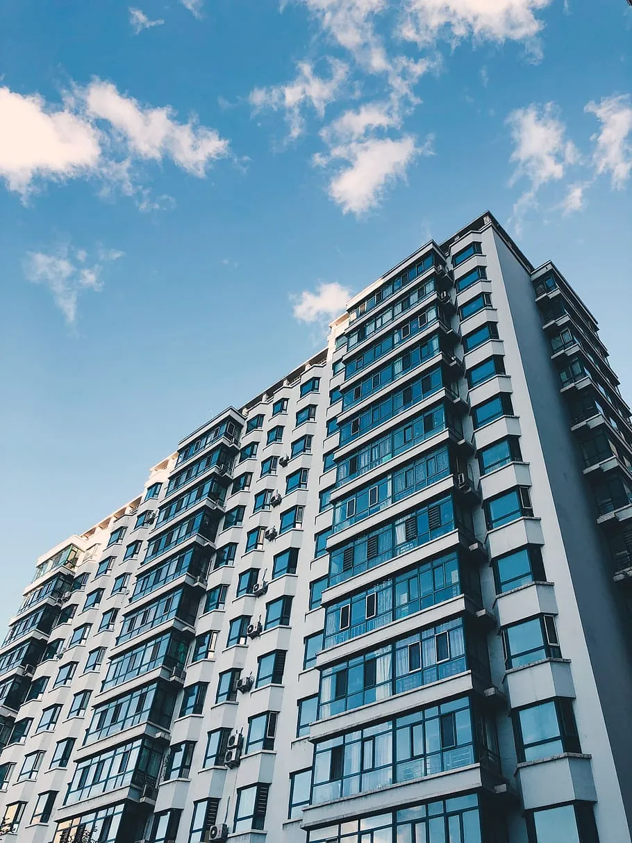 china, haerbin shi, 132 songxin st, sky, blue sky, building, phone wallpaper, wallpaper