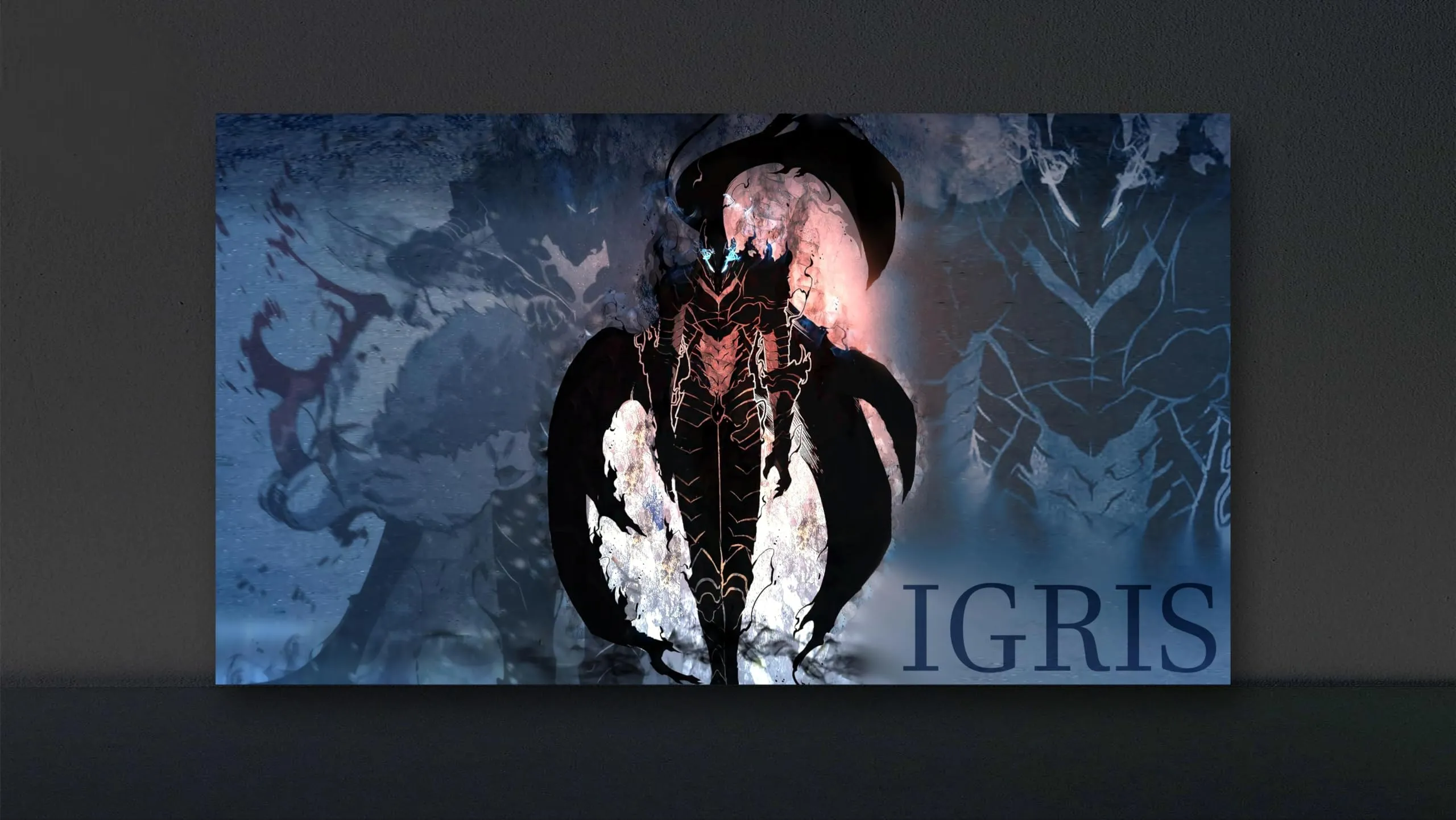 SOLO LEVELING I IGRIS I 300 GSM POSTER I A3 FRAME, Amazon.in: Home & Kitchen
