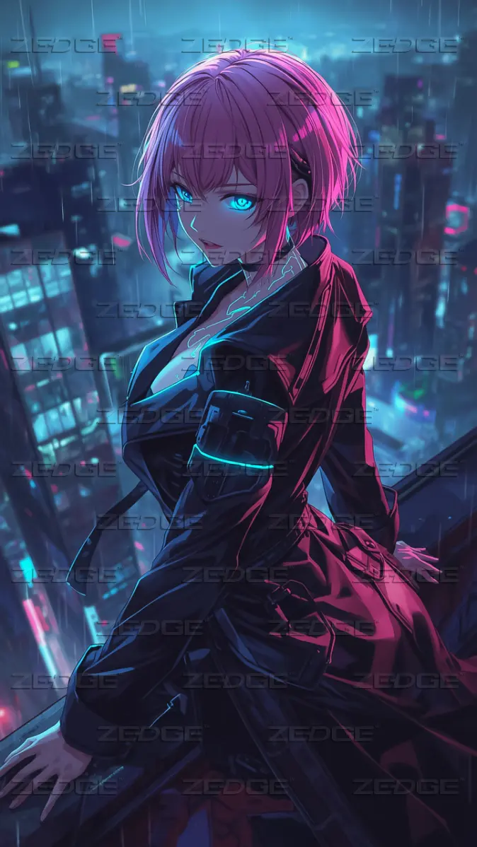 Cyberpunk Anime Girl wallpaper by Girls & Boys Empire