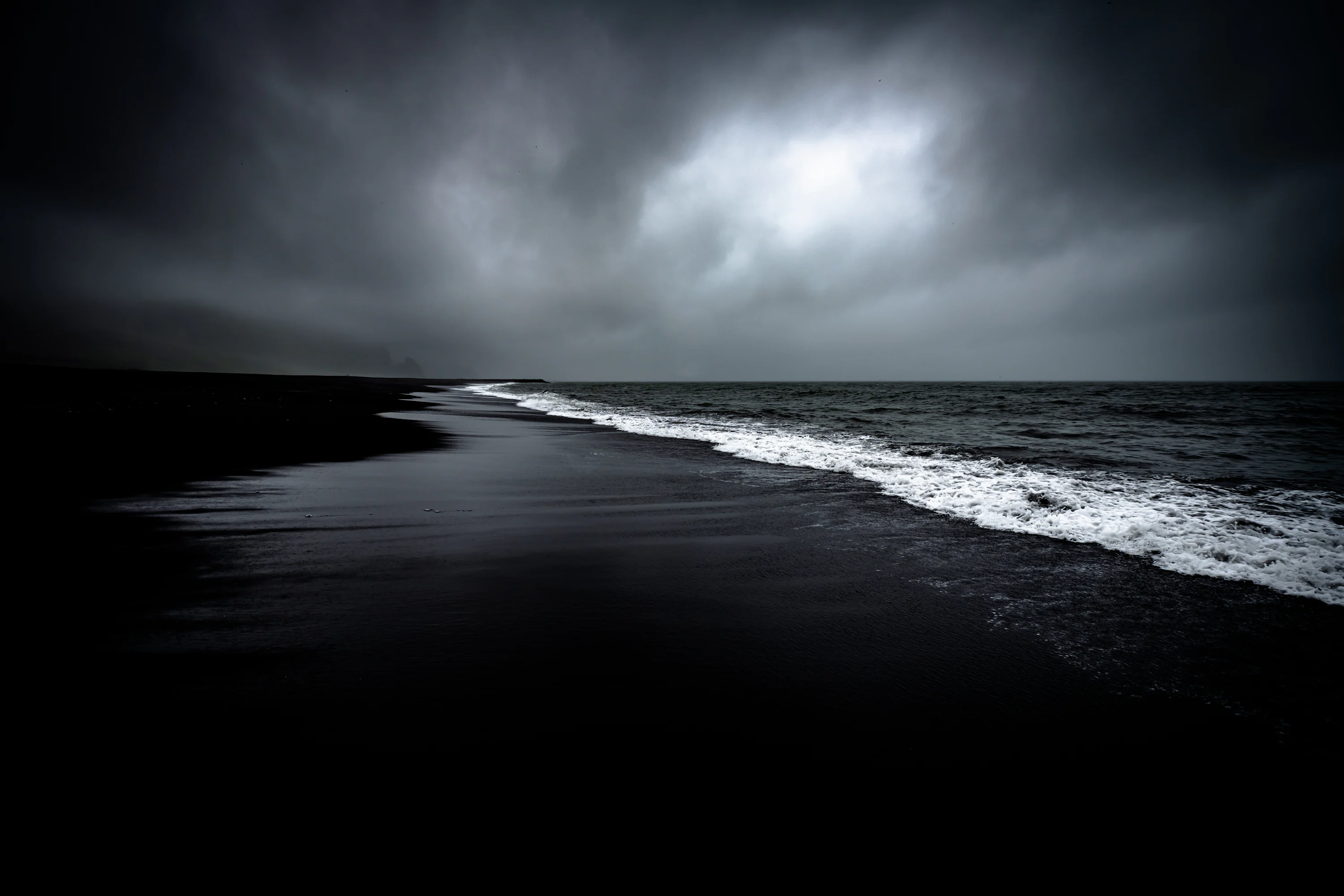 30,Dark Beach Picture. Download Free Image