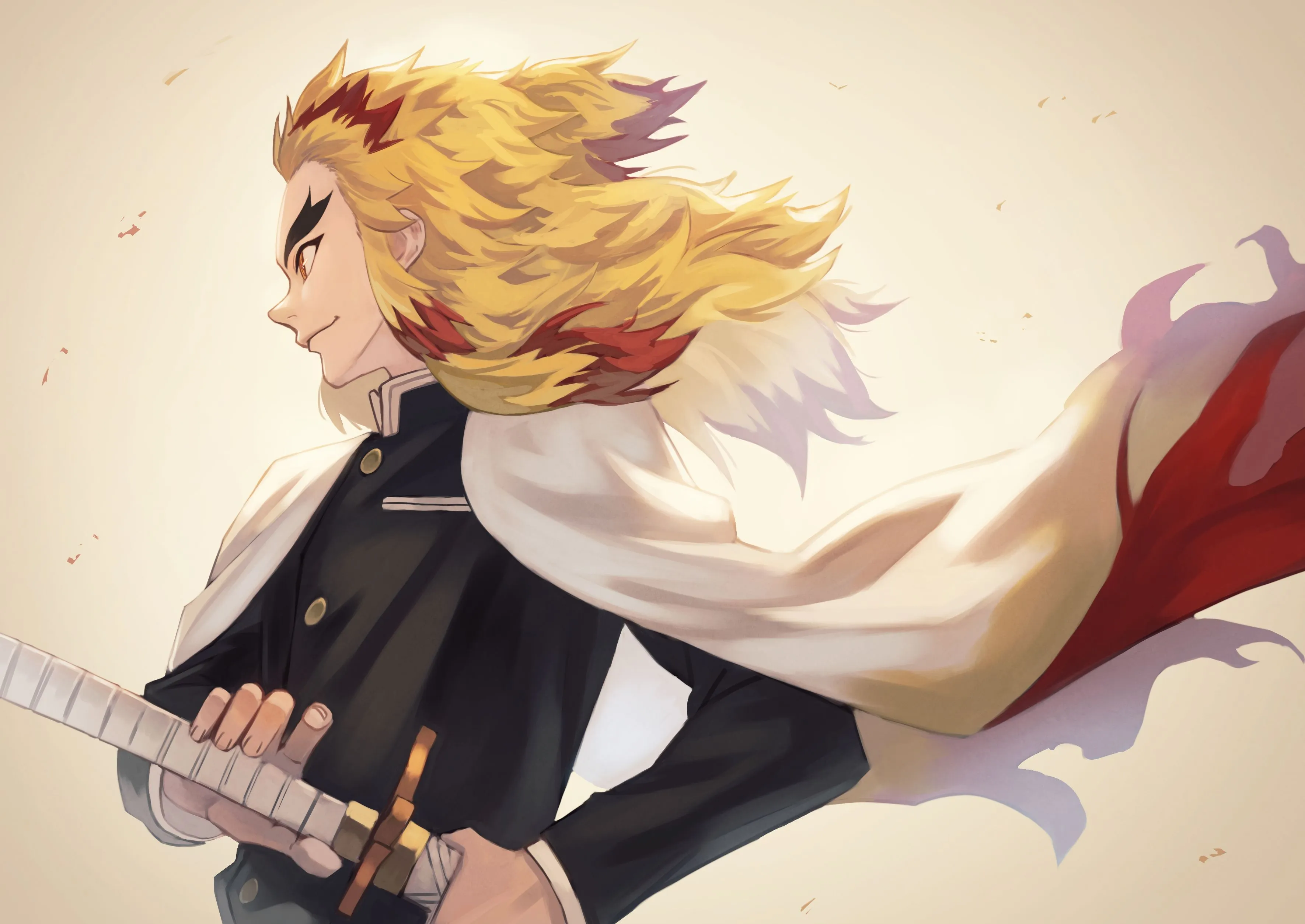 Desktop wallpaper: Kyojuro Rengoku, Anime, Demon Slayer: Kimetsu No Yaiba 4K free download for PC. 1042669