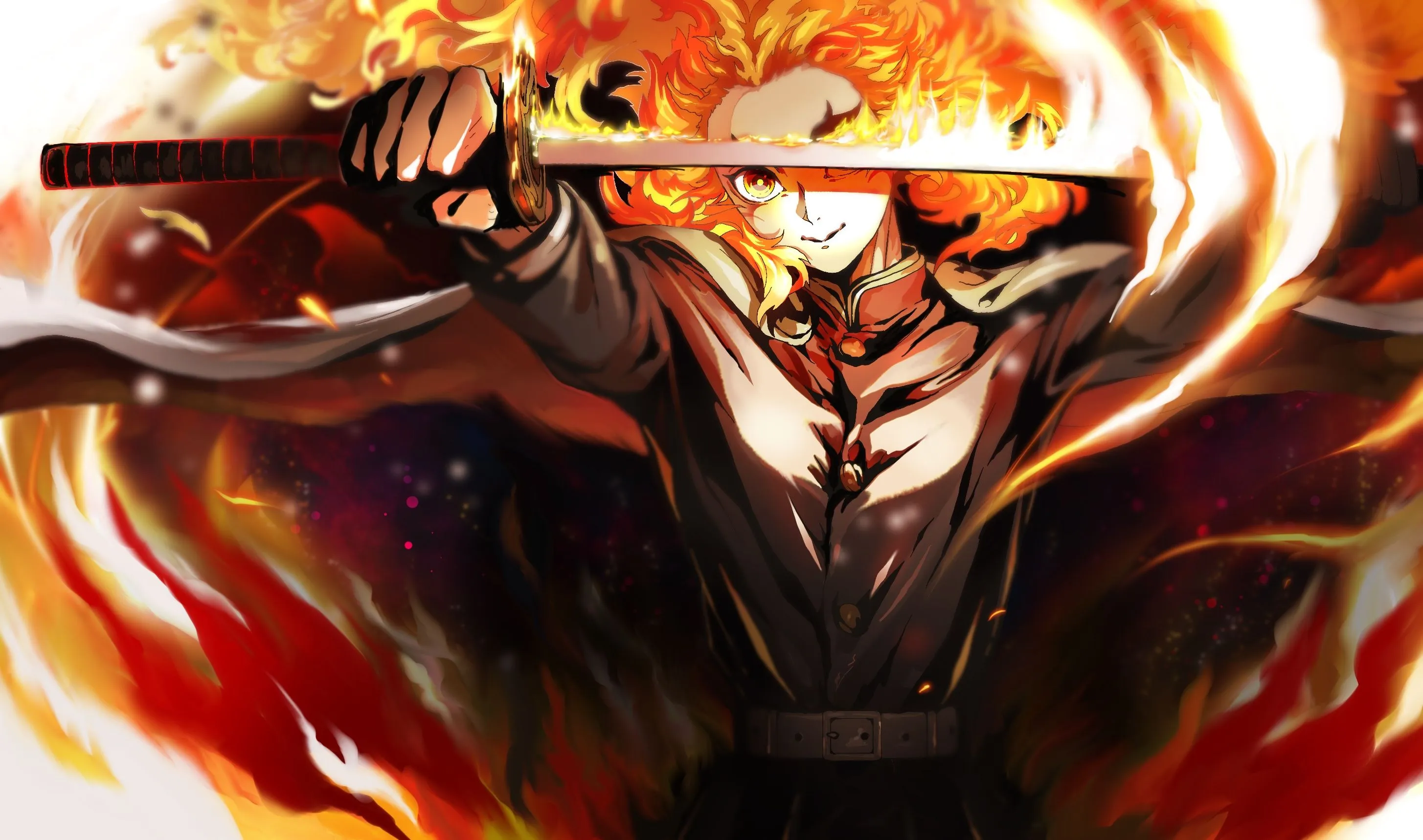 Desktop wallpaper: Anime, Demon Slayer: Kimetsu No Yaiba, Kyojuro Rengoku 4K free download for PC. 1062312