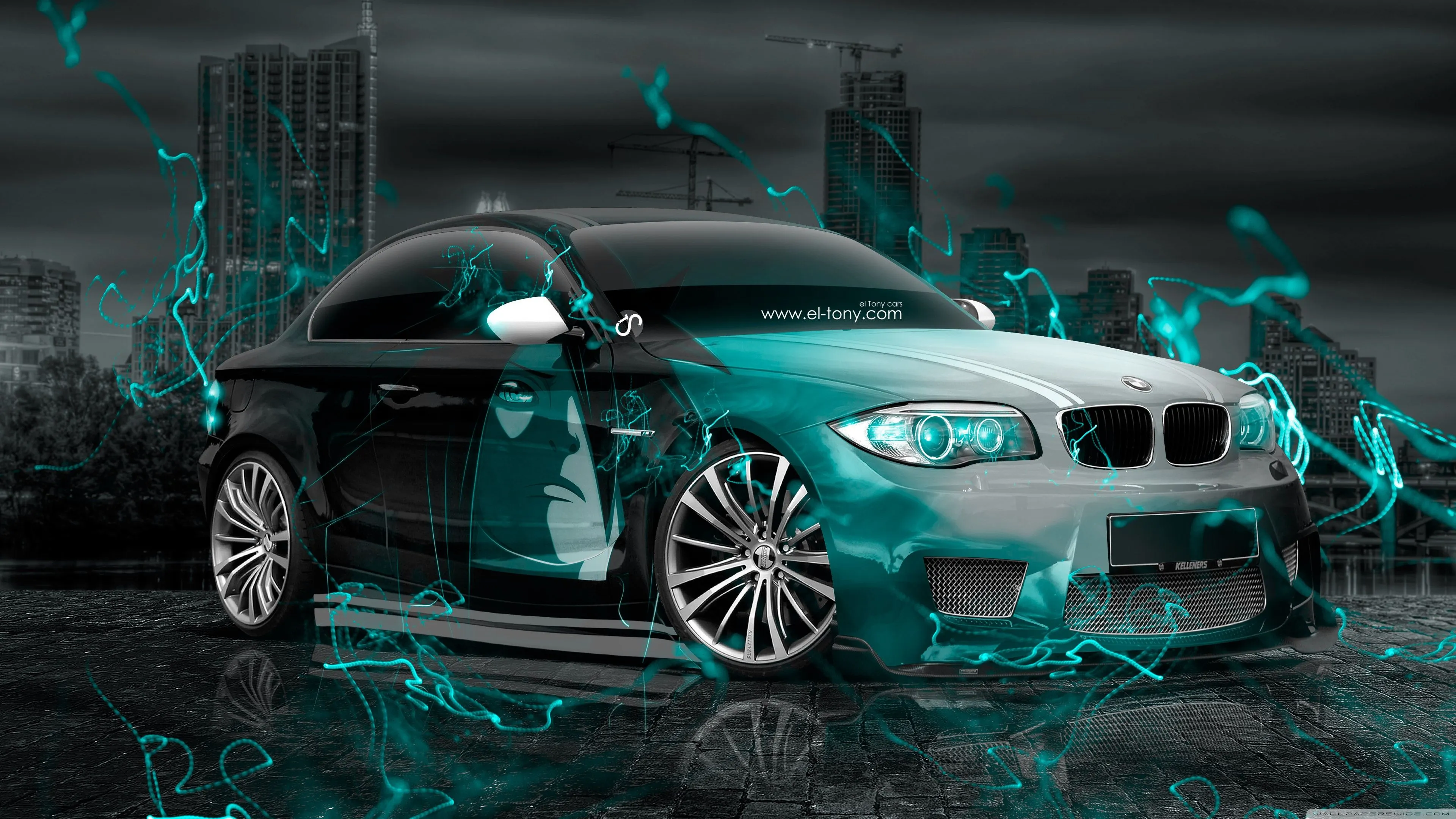 BMW M1 Anime Boy Aerography Energy Car 2015 design by Tony Kokhan 4K UHD Wallpaper for UltraHD Desktop and TV, Widescreen and UltraWide Display, Smartphone and Tablet Devices