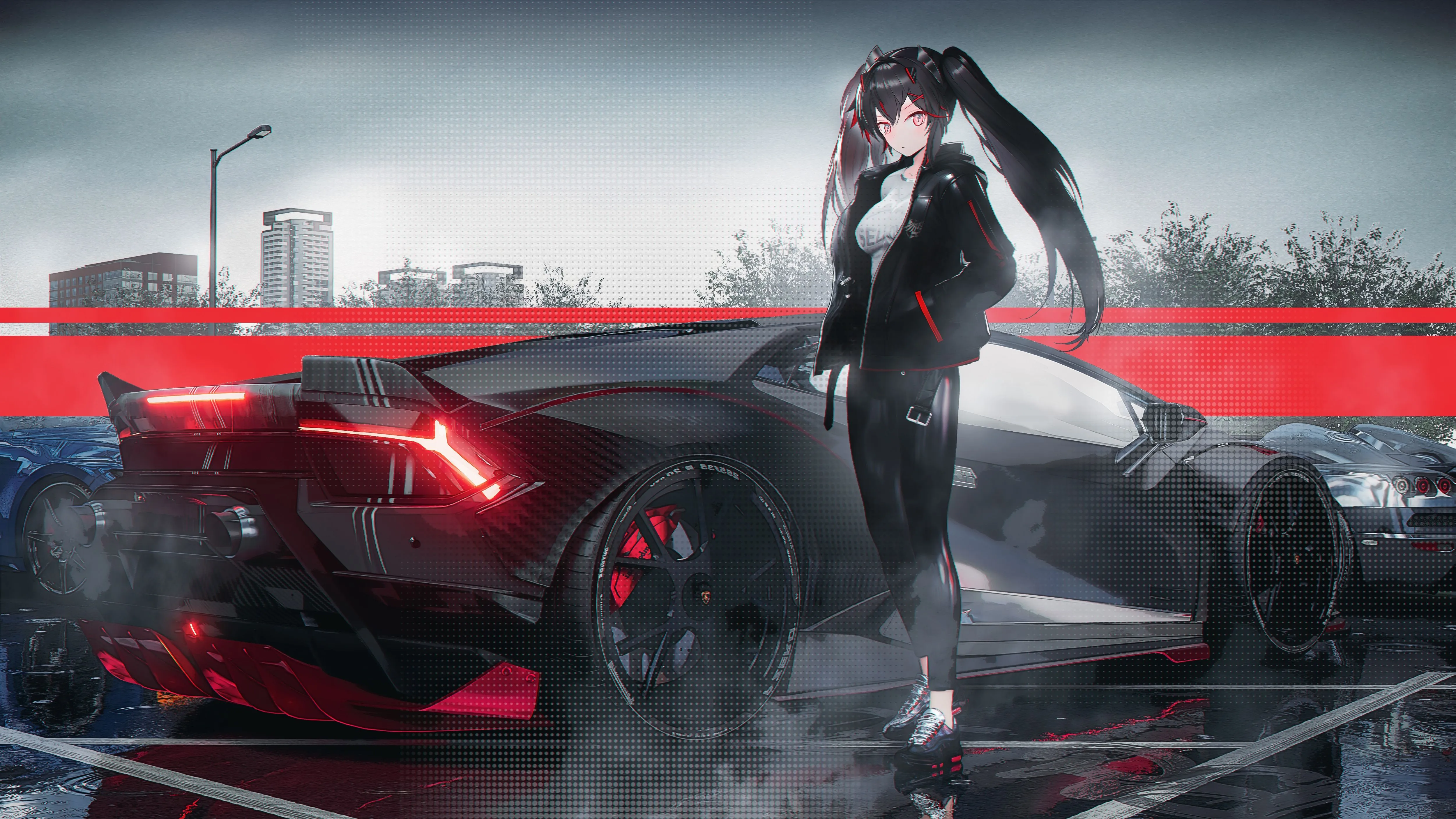 4K, Seymour, Punishing: Gray Raven, car, Lucia, HD Wallpaper