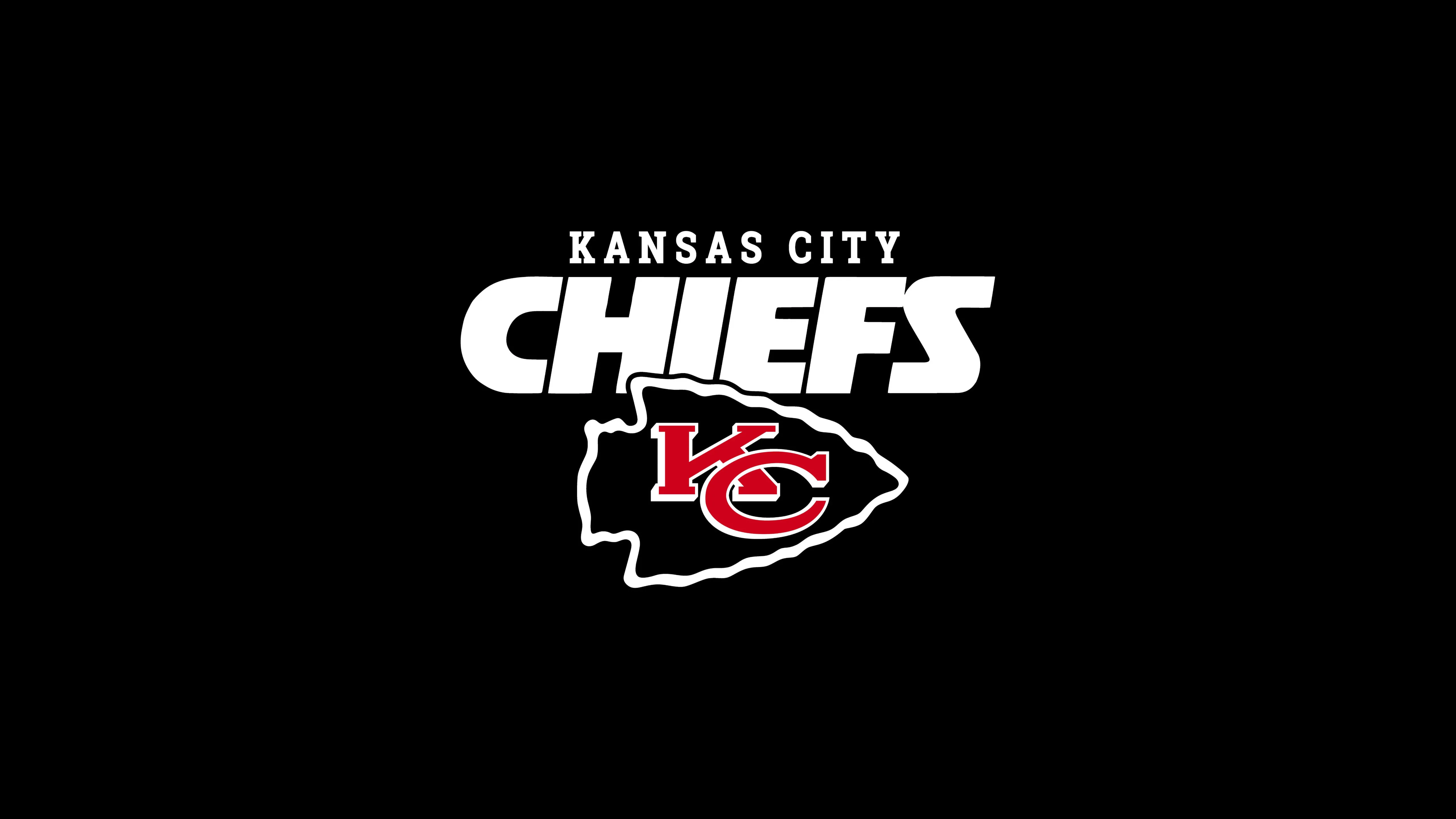 Kansas City Chiefs Wallpaper 4K, Black background, 5K