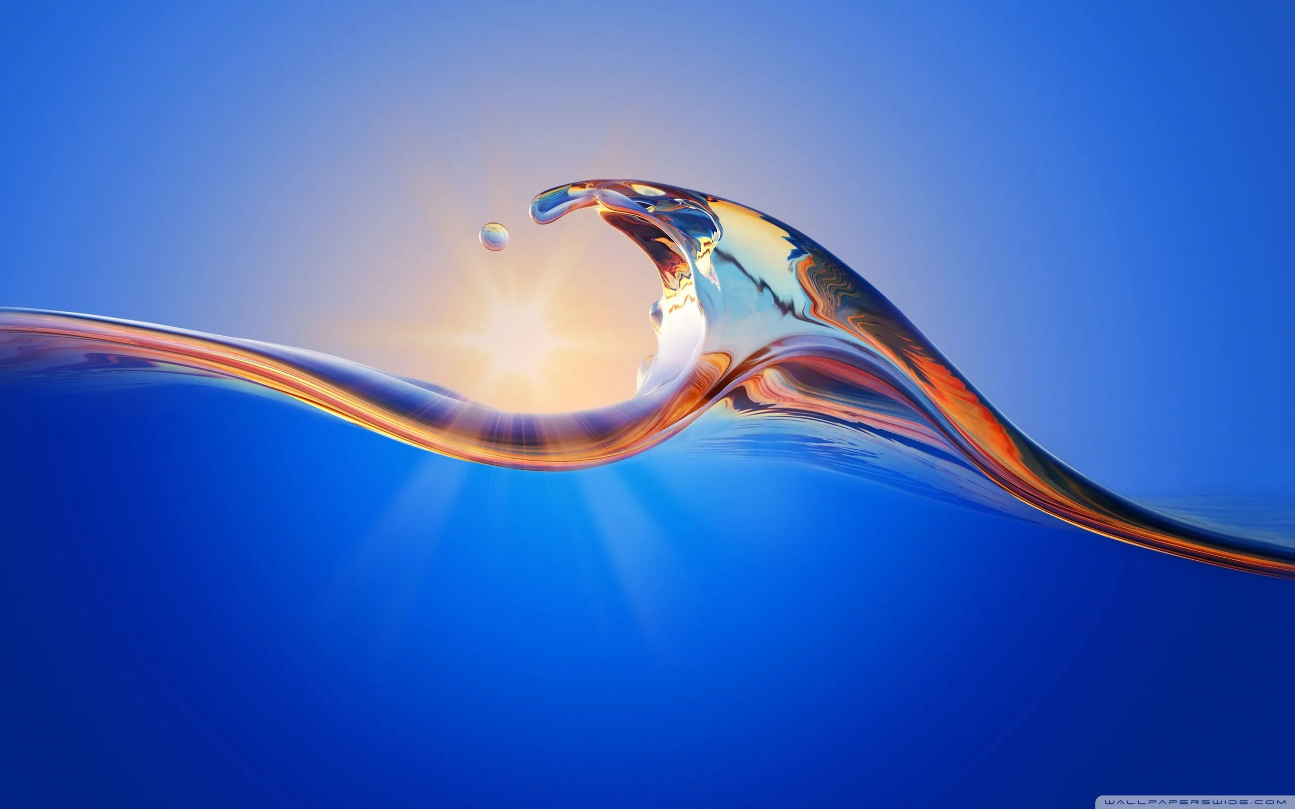 Water Background Aesthetic 4K UHD Wallpaper for UltraHD Desktop and TV, Widescreen and UltraWide Display, Dual and Triple Monitor, Smartphone and Tablet Devices