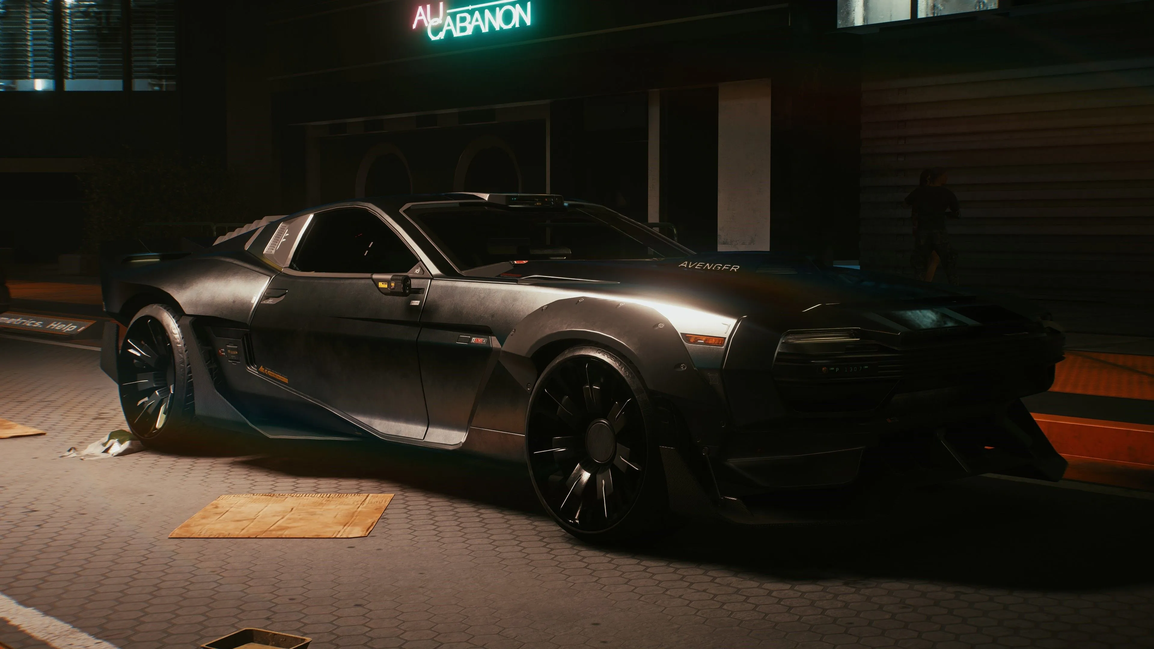 4K, car, black cars, vehicle, Cyberpunk 2077, PC gaming, screen shot, futuristic, video games, HD Wallpaper