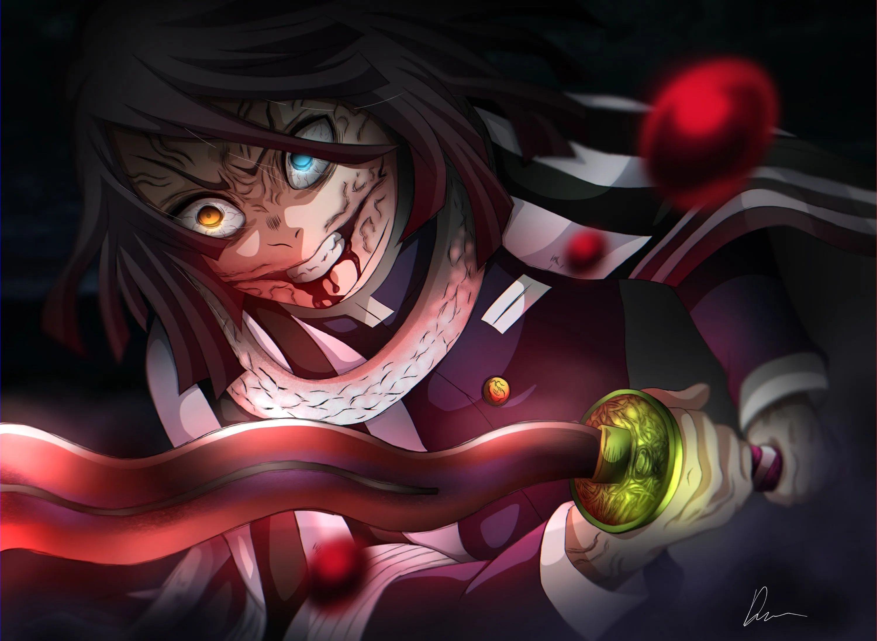 Obanai Iguro Demon Slayer Wallpaper, HD Anime 4K Wallpaper, Image and Background