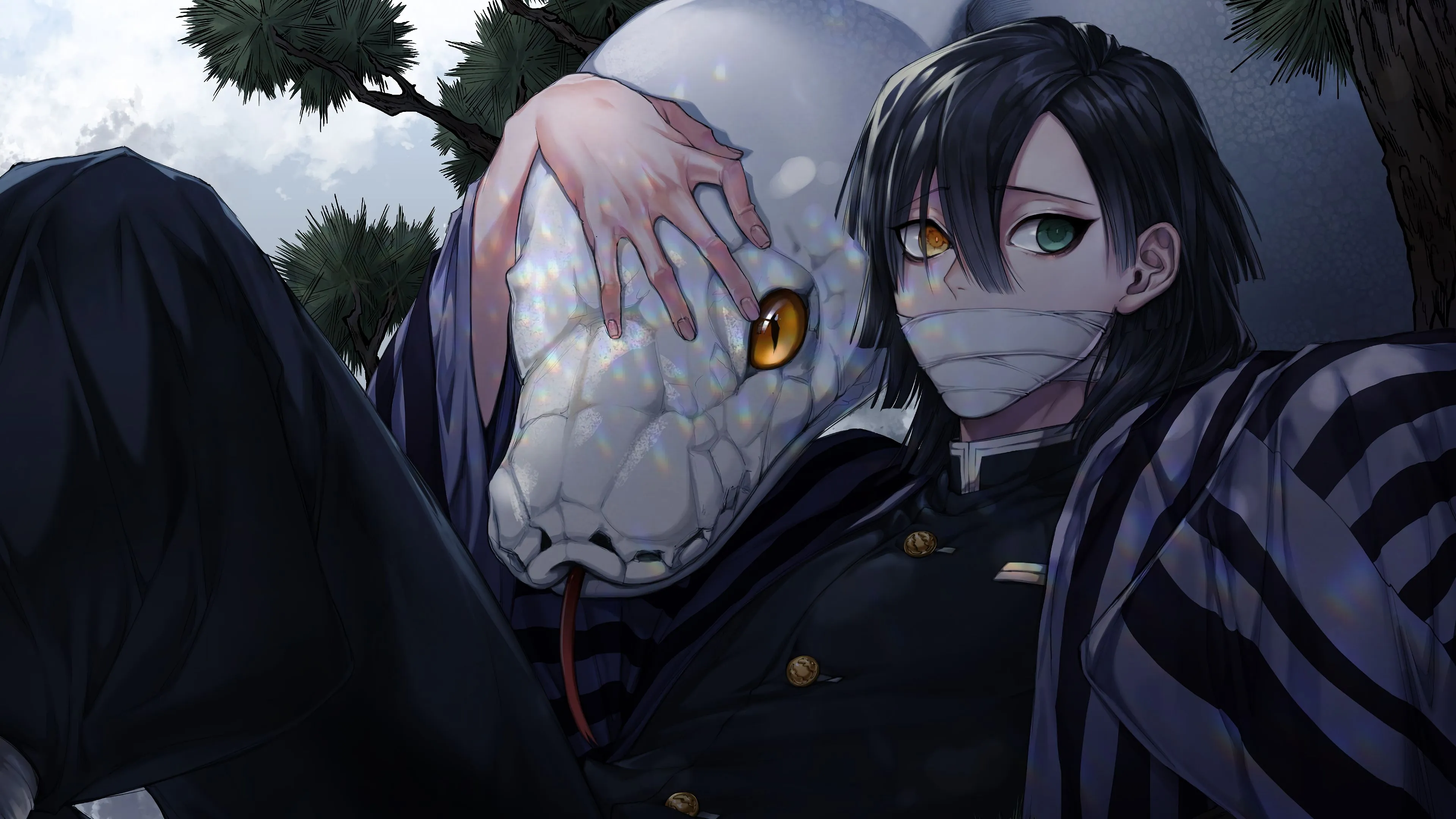 Obanai Iguro, (Kimetsu No Yaiba), 4K, HD Wallpaper