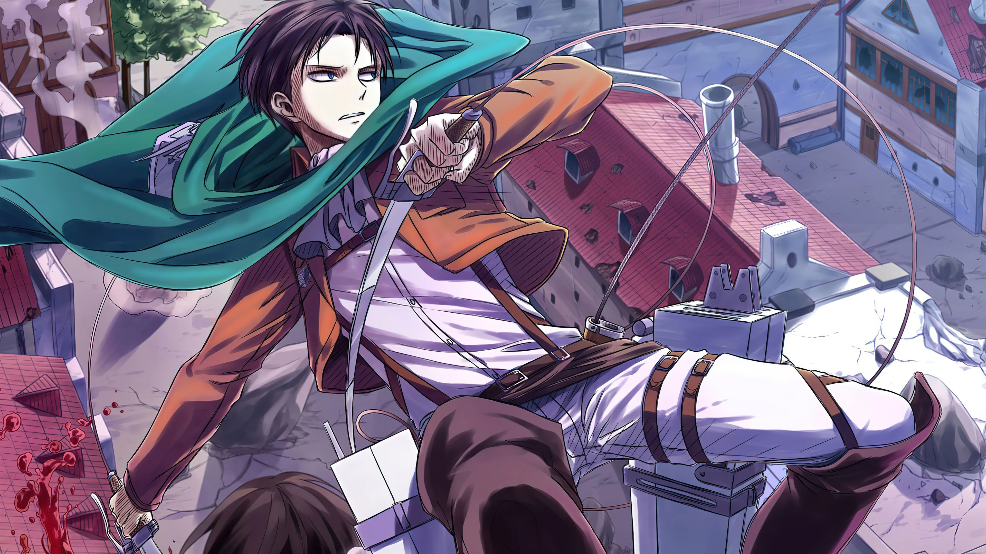 Levi Ackerman Wallpaper 4K, Artwork, Captain Levi