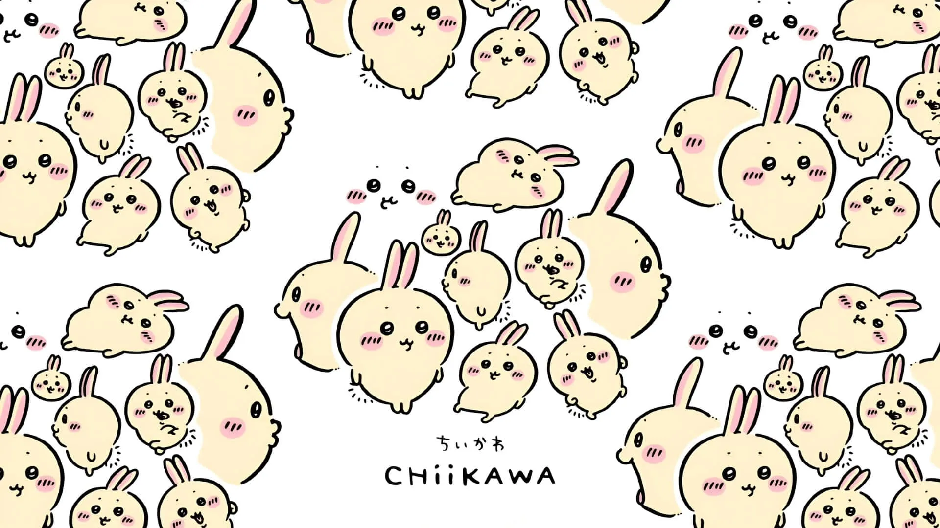 Download Chiikawa Cute Character Pattern Wallpaper