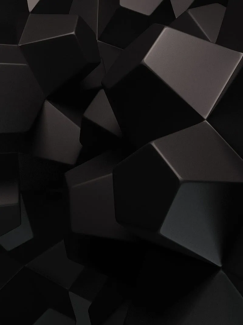 Black Abstract Phone, Simple Abstract Dark, HD phone wallpaper