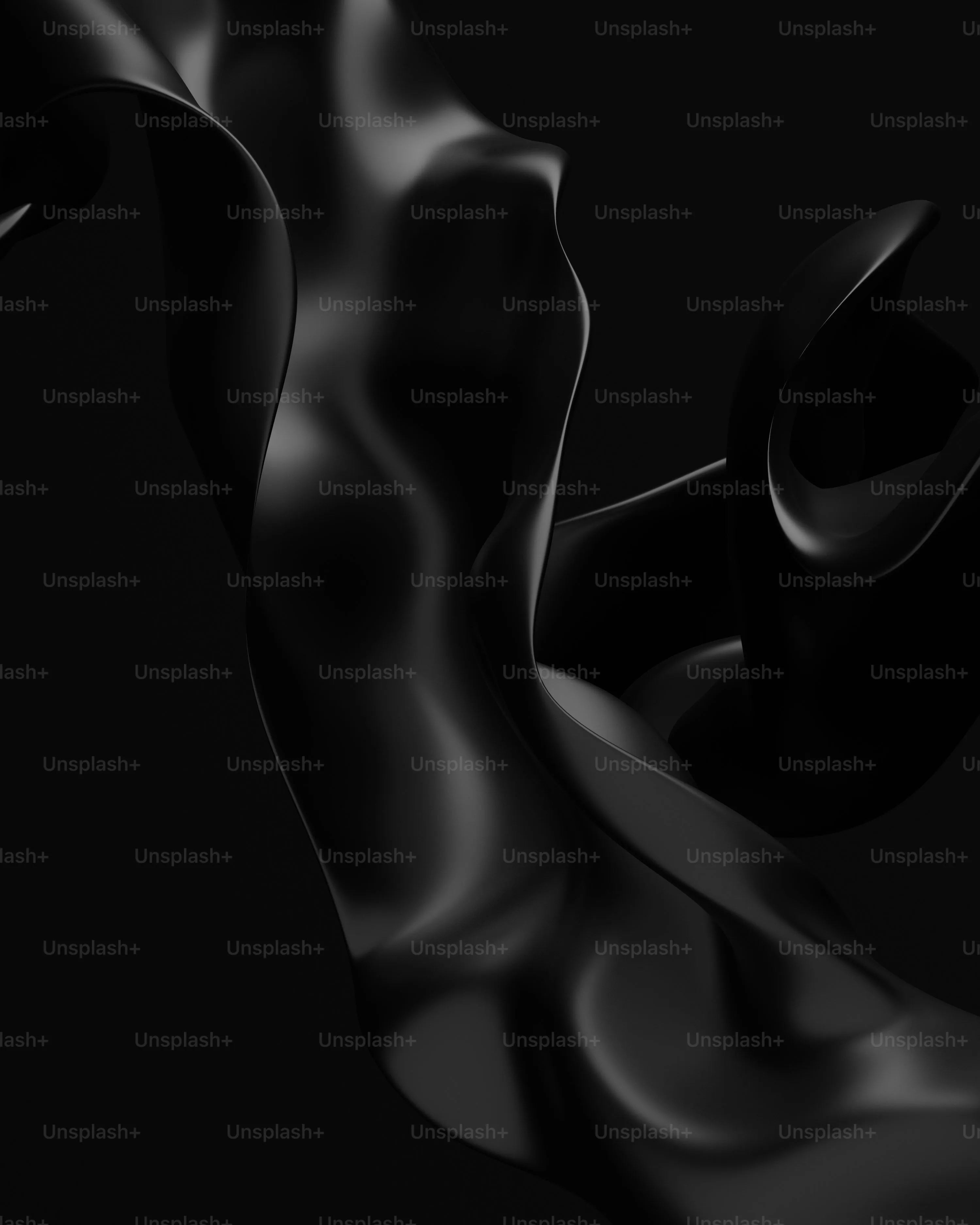 A black background with a wavy design photo