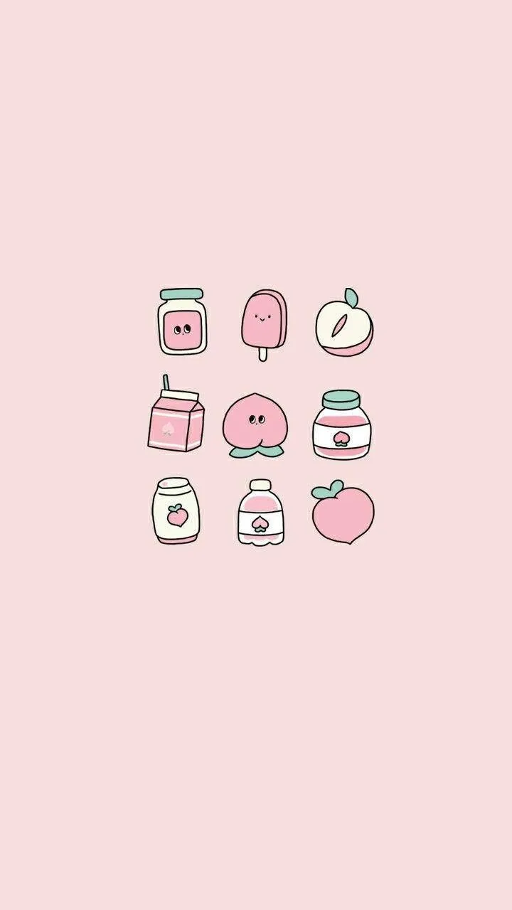 Download Cute Kawaii Food Aesthetic Phone Wallpaper