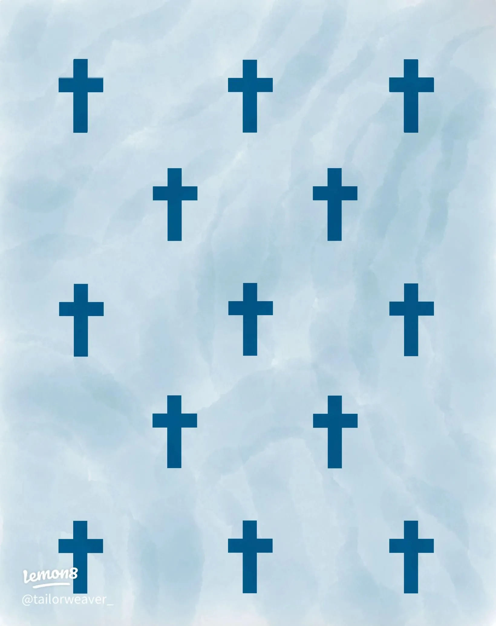 Inspirational Blue Christian Wallpaper: Faith Based Art For Your Device