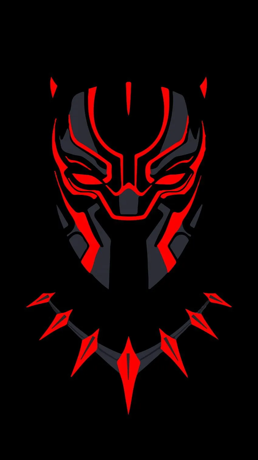 Black Panther, Marvel Superheroes, Black Background, AMOLED, Black Dark, Amoled Superhero HD phone wallpaper