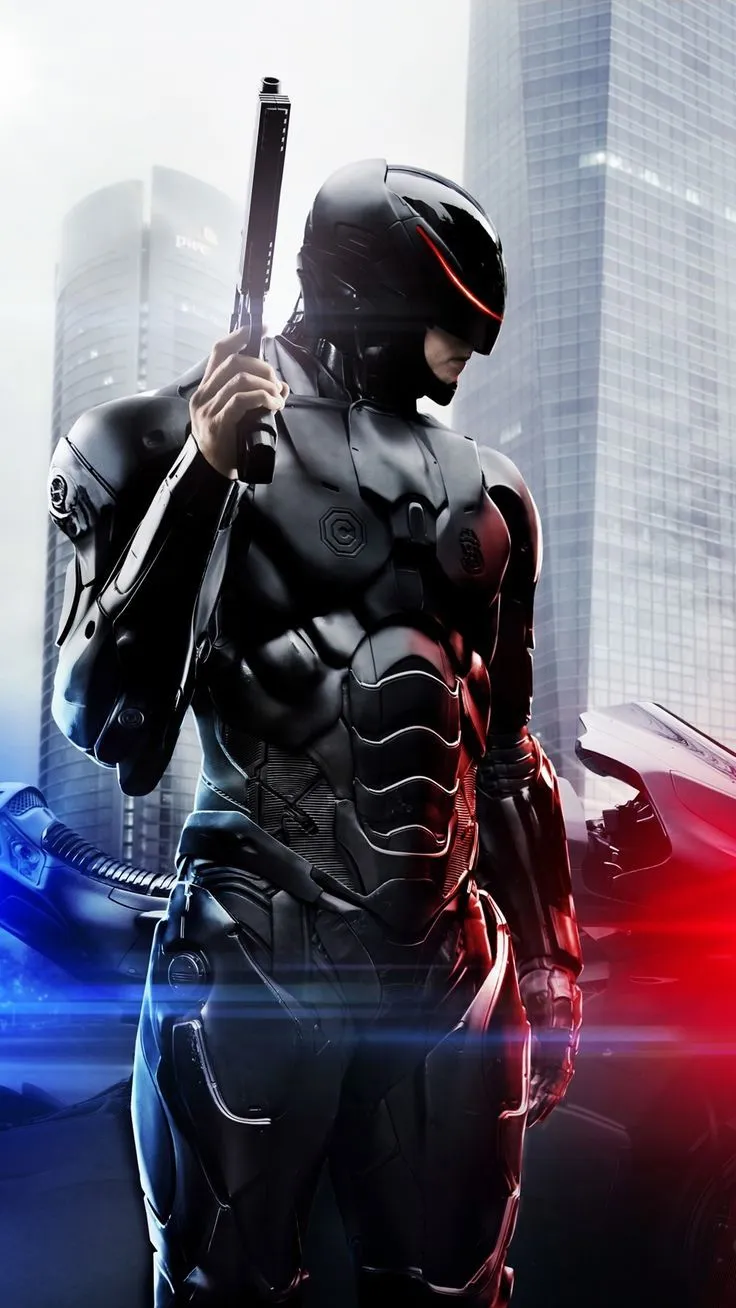 Robocop 2014 Poster iPhone 8 Wallpaper. Robocop, Movie wallpaper, Cinema posters