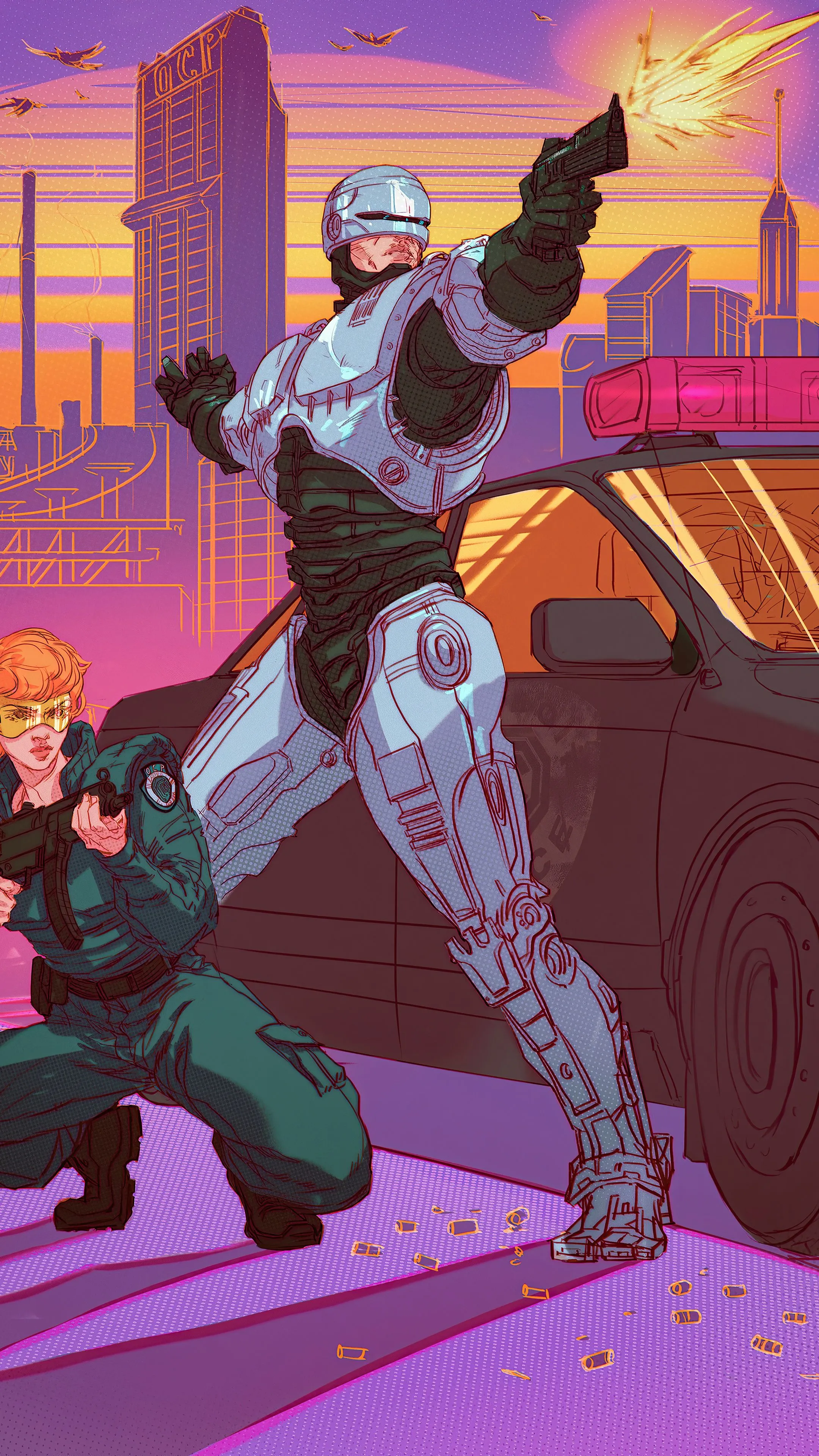 artist, artwork, robocop, movies, hd, 4k, artstation HD Phone Wallpaper