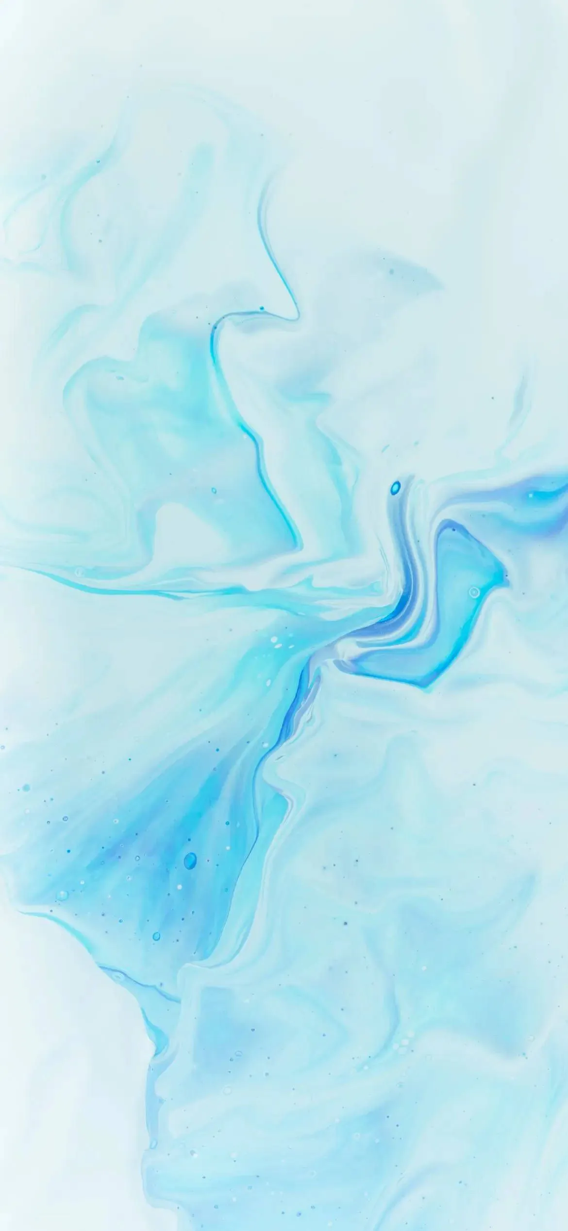 Download Light Blue Phone Abstract Paint Wallpaper