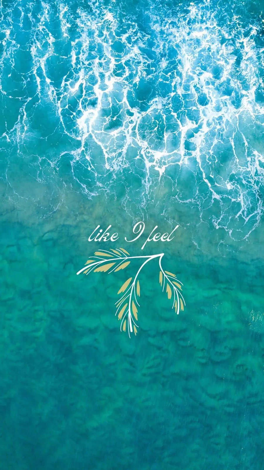 Download Take a Moment to Relax with the Ocean Aesthetic Phone Wallpaper