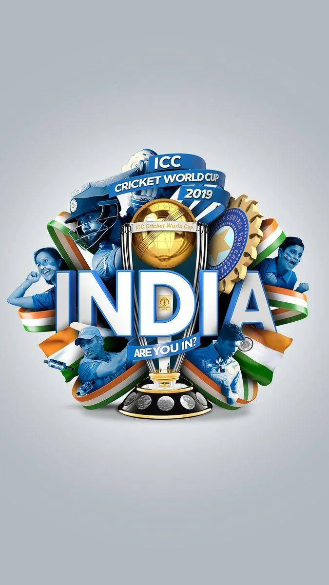Download Indian Cricket Team Logo ICC World Cup Wallpaper