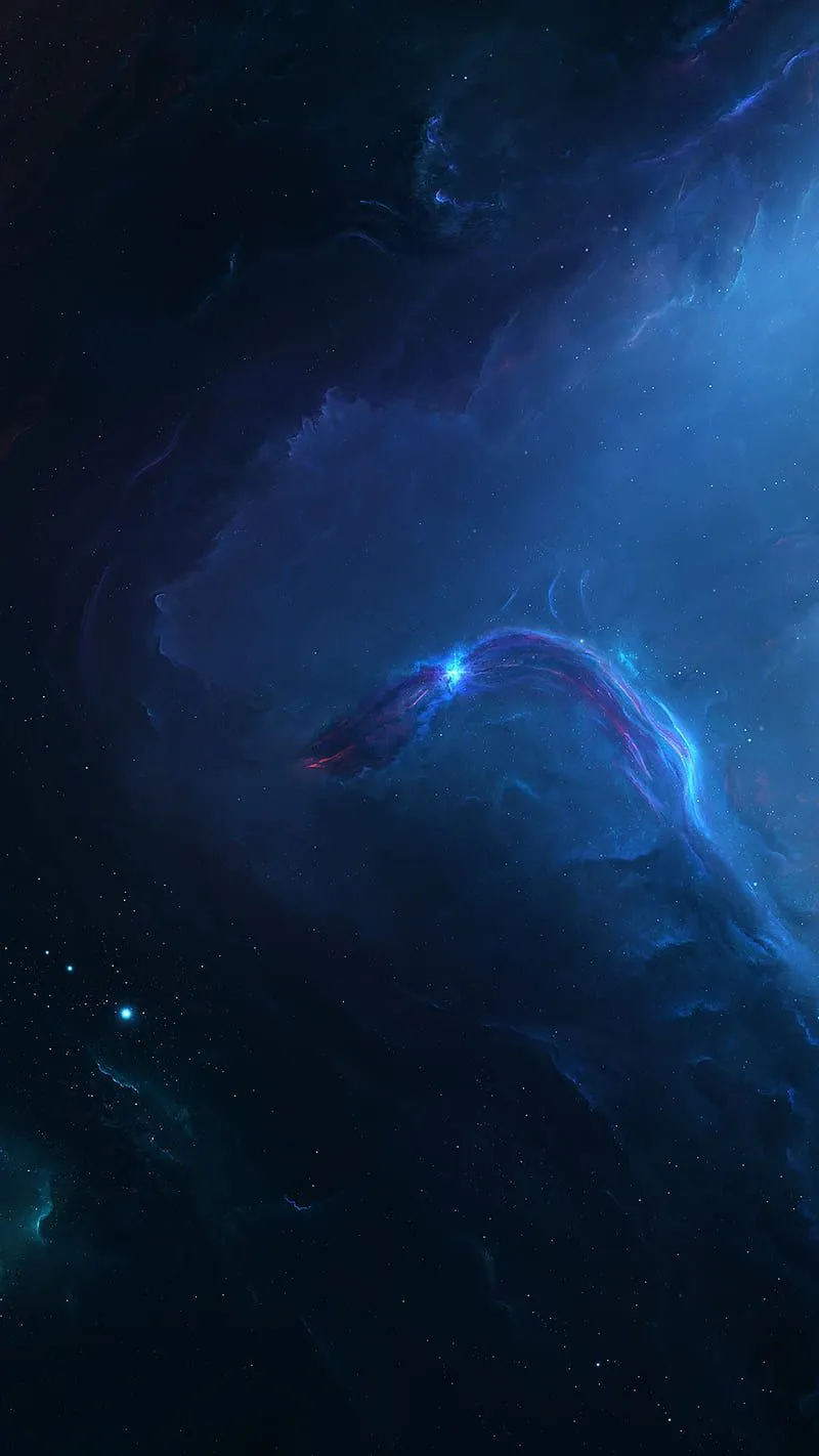 Pattern, blue, dark, galaxy, nebula, nebulae, purple, space, star, stars, system, HD phone wallpaper