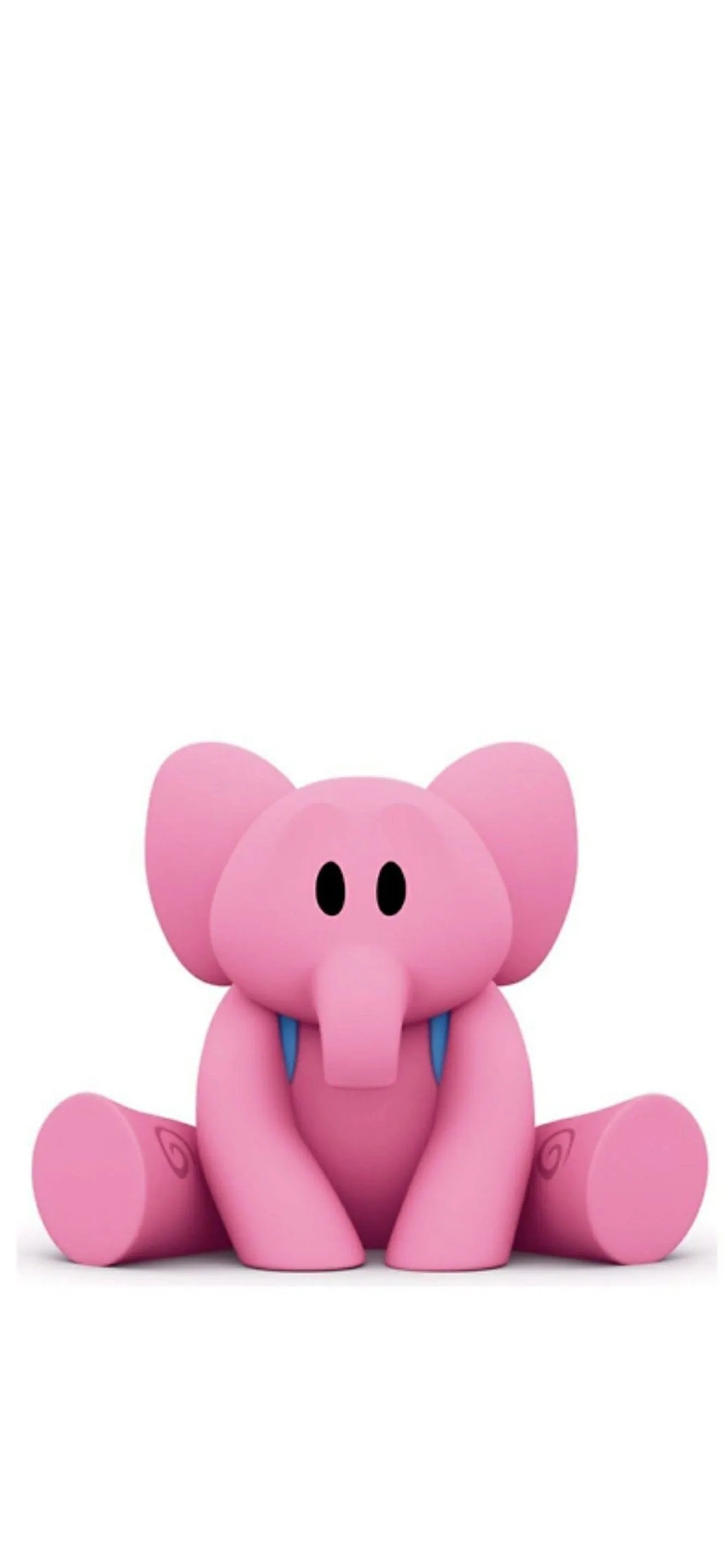 Pocoyo Elly Pink Elephant Cute Phone Wallpaper