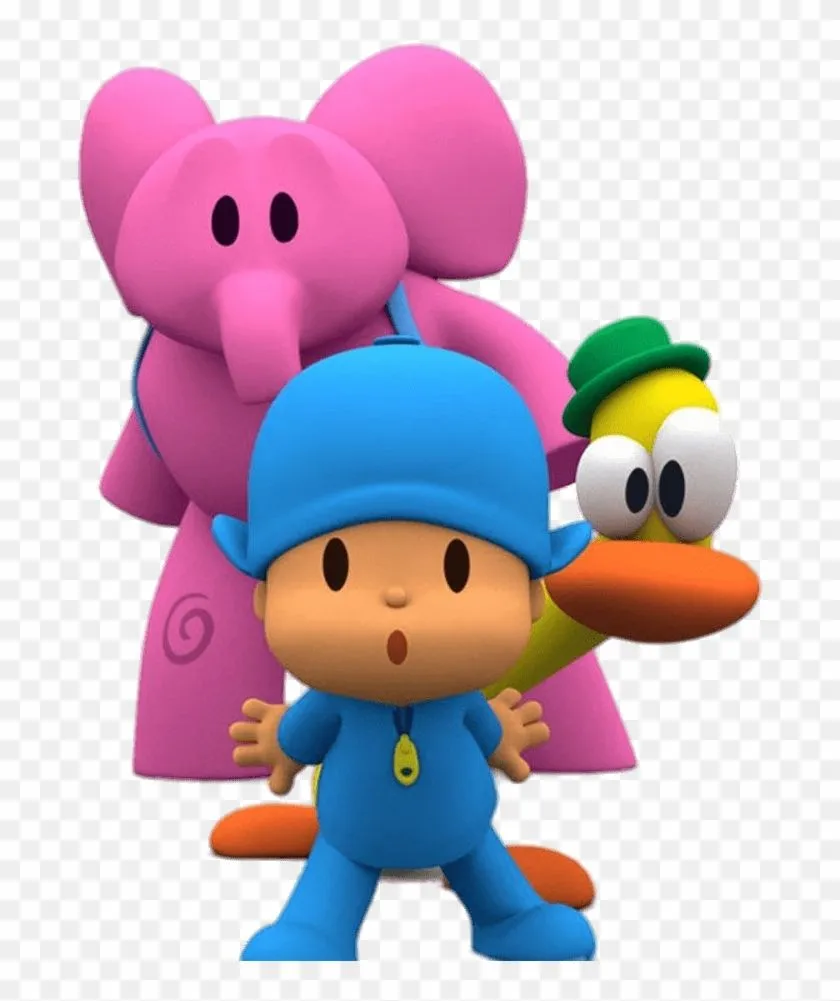 Pocoyo, Elly And Pato Png HD Transparent PNG Clipart Image Download