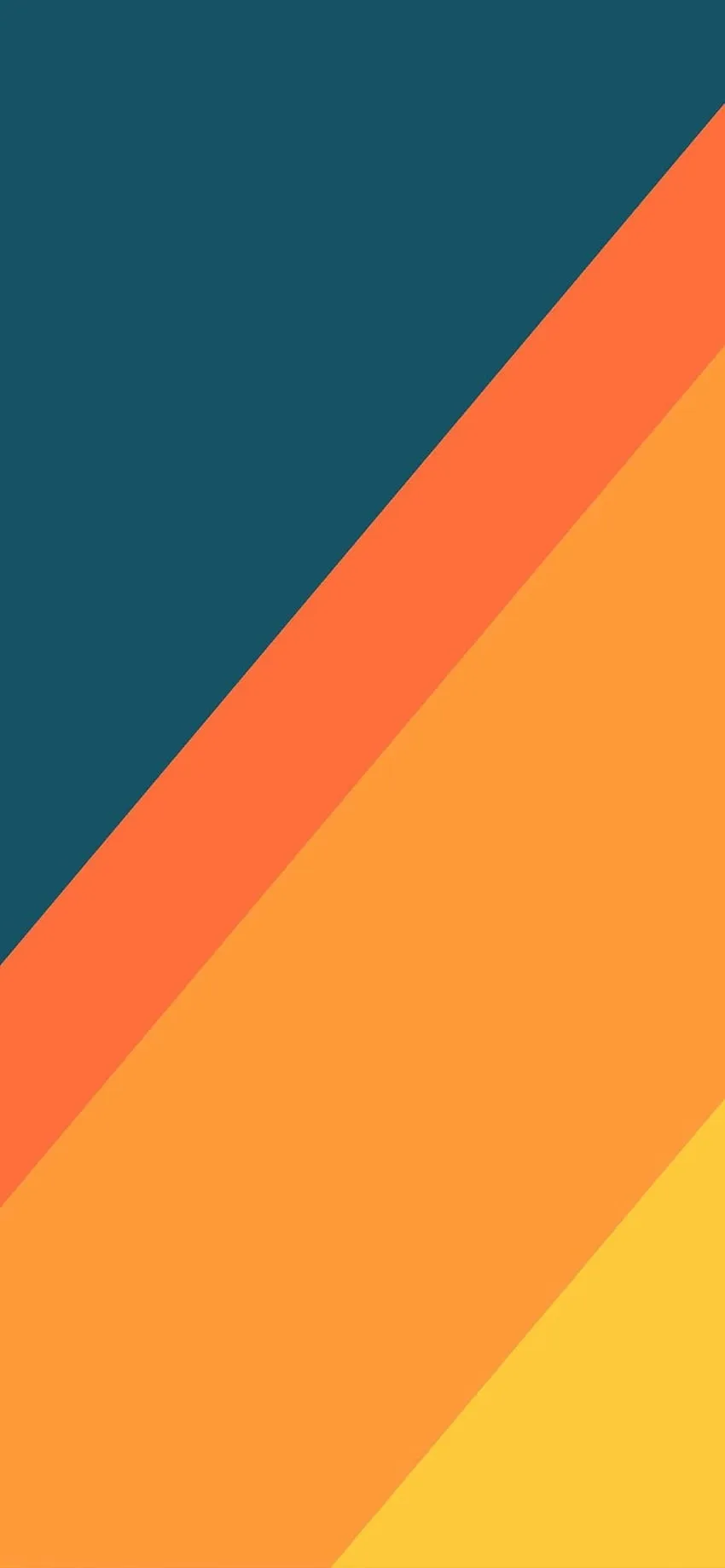 Orange and Blue Abstract Minimalist Phone, Orange Minimal HD phone wallpaper