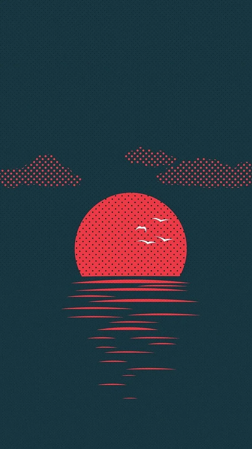 Sunset minimalist. Minimalist, iPhone, Abstract iphone HD phone wallpaper