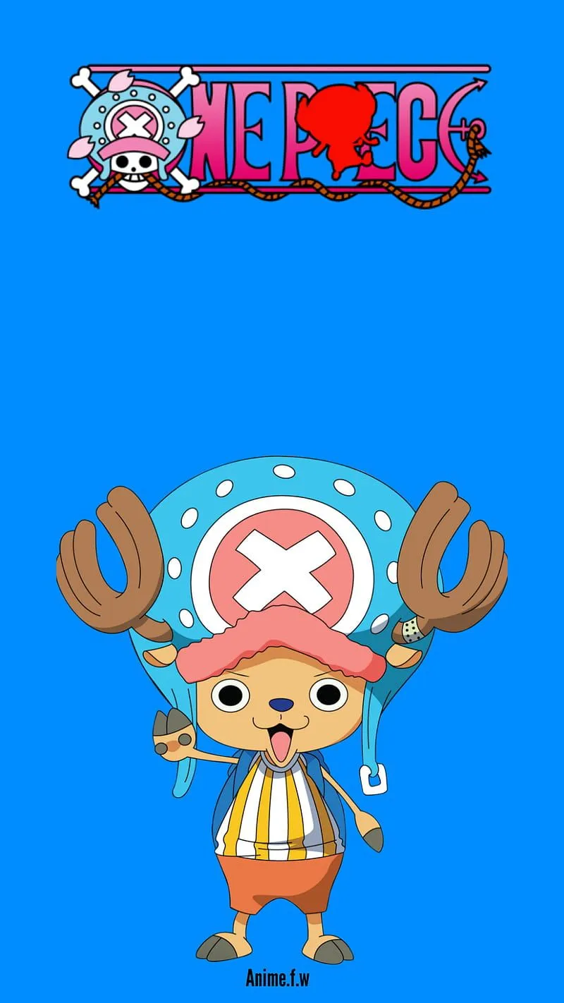 Tony Tony Chopper, anime, animes, animesfw, blue, one piece, rena, HD phone wallpaper