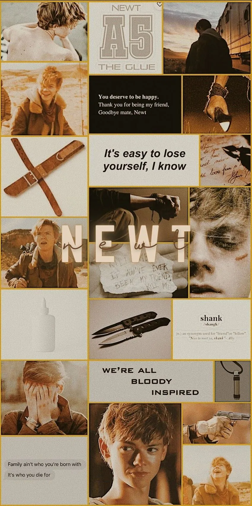 Newt Maze Runner HD phone wallpaper